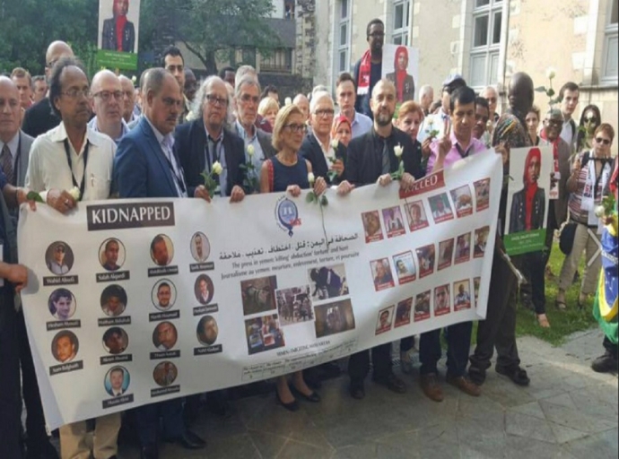 YJS renews demand for release of 17 journalists kidnapped by Houthi militia