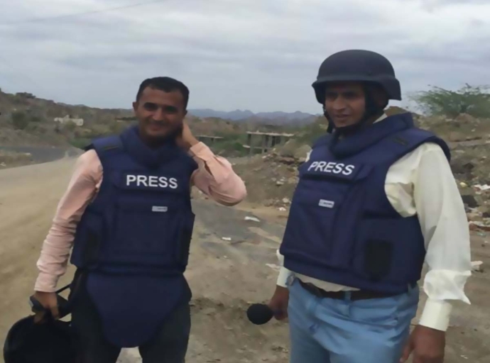 Sky News crew survives mine blast in east Taiz